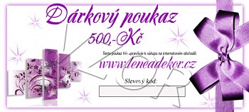 Dárkový poukaz 500,-Kč