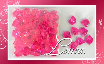 Ledové krystaly-tm.růžové-fuchsie