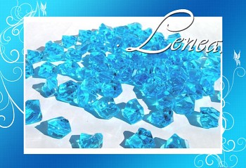 Ledové krystaly-modré-tyrkysové