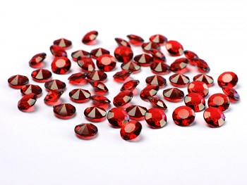 Dekorační mini diamanty bordó-bal.100ks
